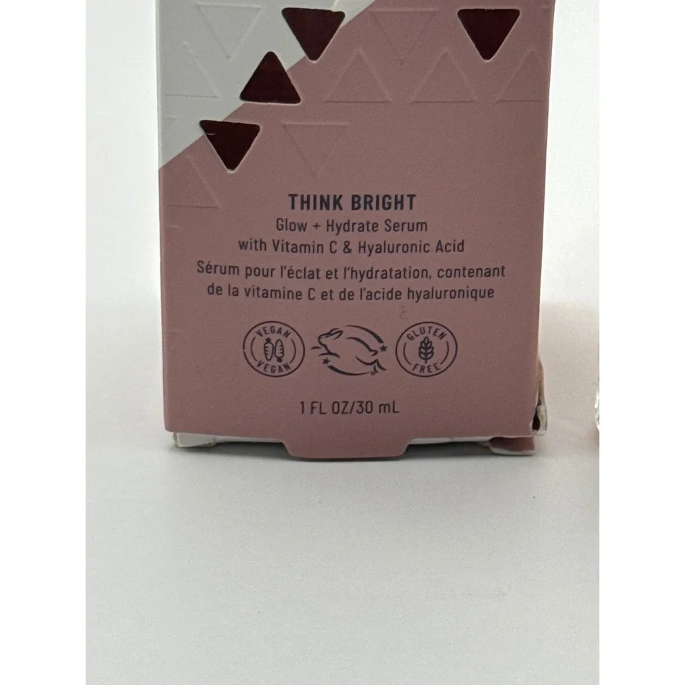 HYS‎ Beauty Think Bright Glow Hydrate Serum Vitamin C & Hyaluronic Acid 1 fl oz